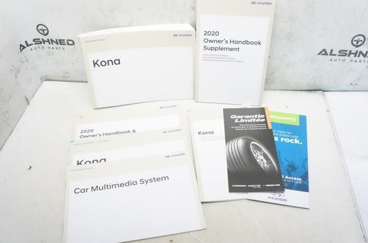 2020 Hyundai Kona Owners Manual set with Case KJ9O-EU99D OEM - Alshned Auto Parts