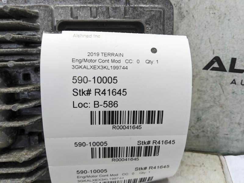 2018-2020 GMC Terrain 2.0L Engine Computer Control Module ECU ECM 12669908 OEM - Alshned Auto Parts