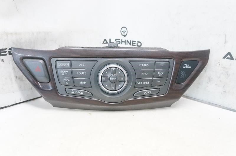 2013-2016 Nissan Pathfinder Dash Navigation Control Panel 3KA6A-210252 OEM - Alshned Auto Parts