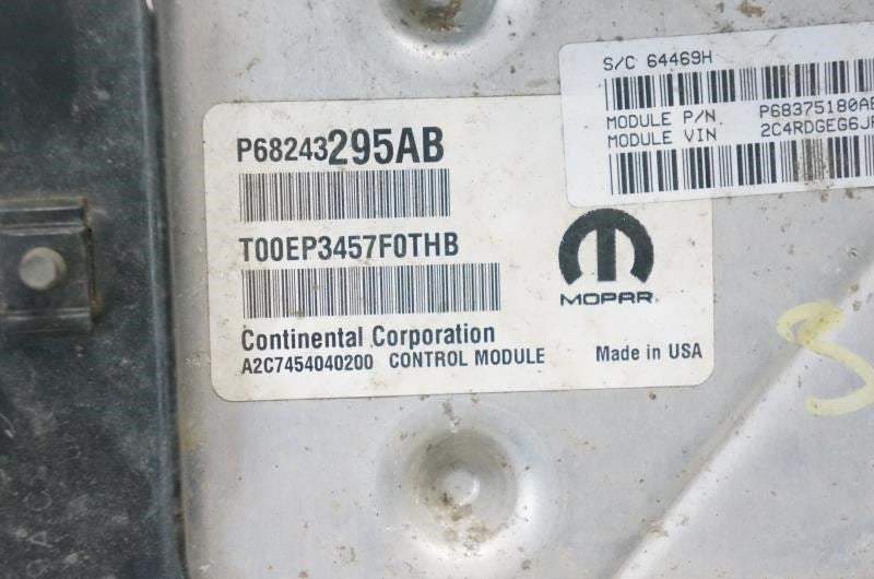 2016-2020 Dodge Caravan Engine Control Module ECU ECM 68243295AB OEM - Alshned Auto Parts