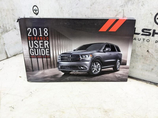 2018 Dodge Durango User Guide Set with Case 18WD-926-AA OEM - Alshned Auto Parts