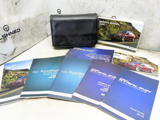 2019 Subaru Legacy Owners Manual Set with Case MSA5M1903A OEM - Alshned Auto Parts