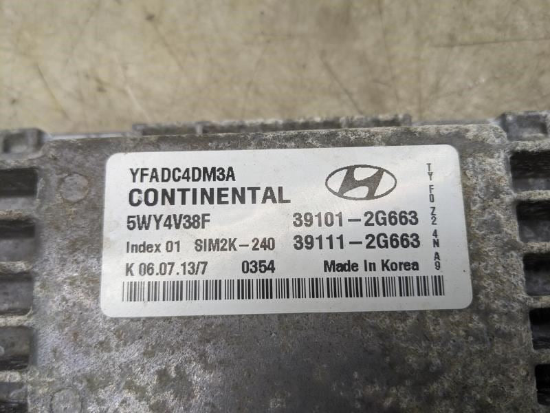 2009-2014 Hyundai Sonata Engine Control Module ECU ECM 39101-2G663 OEM - Alshned Auto Parts