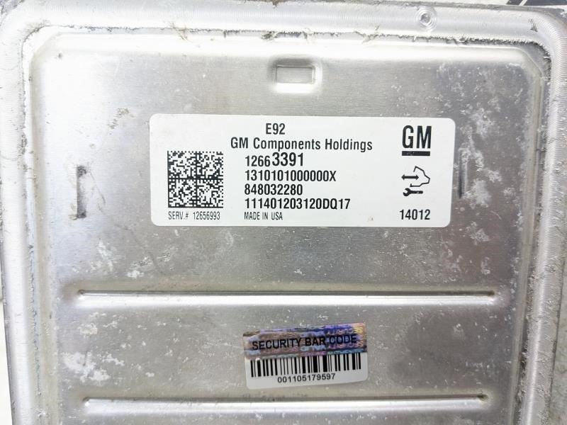 2014 Chevrolet Silverado 1500 5.3L Engine Control Module ECU ECM 12656993 OEM - Alshned Auto Parts