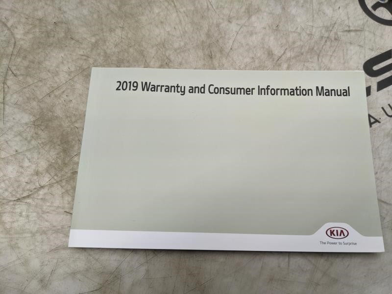 2019 Kia Optima Owners Manual Set with Case KDG5-EU92F OEM - Alshned Auto Parts