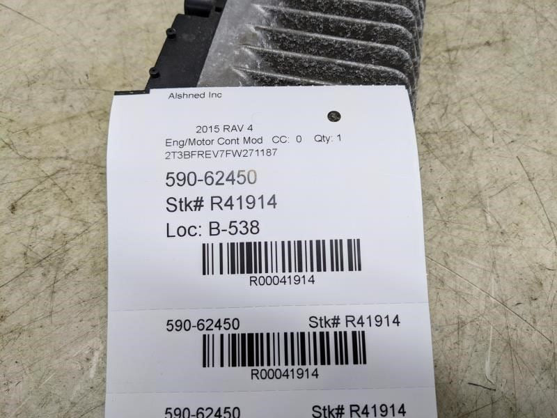 2014-16 Toyota RAV4 2.5L Engine Computer Control Module ECU ECM 89661-0R470 OEM - Alshned Auto Parts