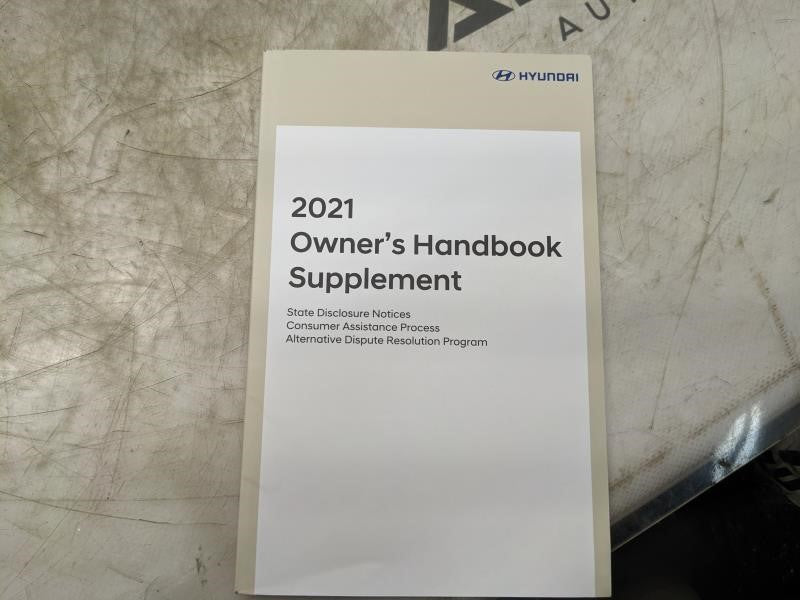 2021 Hyundai Elantra Owners Manual Set LOAO-EU13G OEM - Alshned Auto Parts