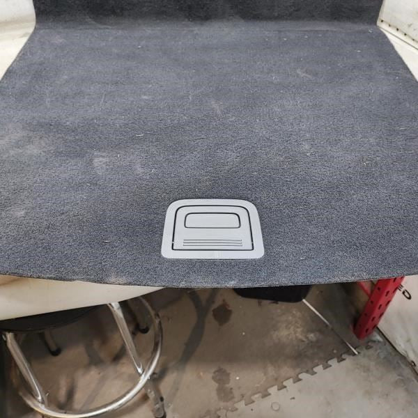 19-23 Audi S5 RR Trunk Spare Tire Compartment Cover Lining Carpet 8W8-863-463-C
