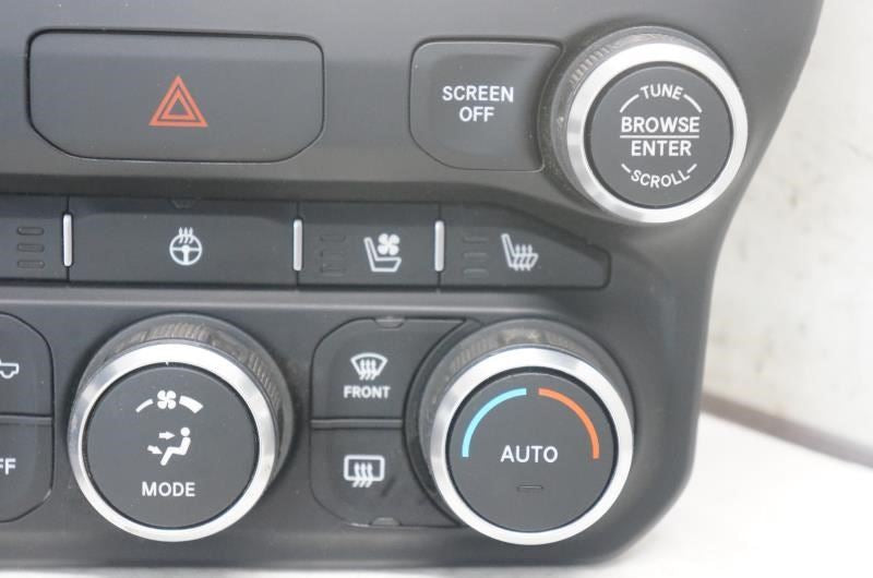 2019 Ram 1500 AC  Radio Climate Temperature Control Panel 68340287AC OEM - Alshned Auto Parts