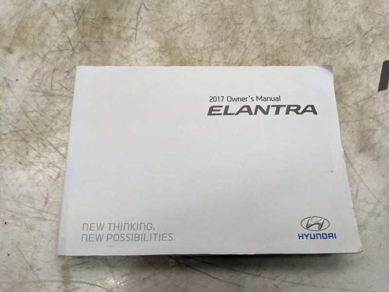 2017 Hyundai Elantra Owners Manual set HF30-EU6NK OEM - Alshned Auto Parts