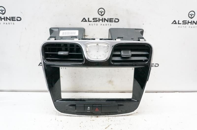 2013 Chrysler 200 Radio Trim Bezel  Air Vents & Clock 1229575X-01 OEM - Alshned Auto Parts