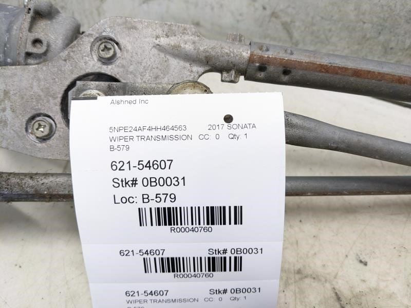 15-19 Hyundai Sonata Front Windshield Wiper Motor & Linkage 98110-C2000 OEM - Alshned Auto Parts