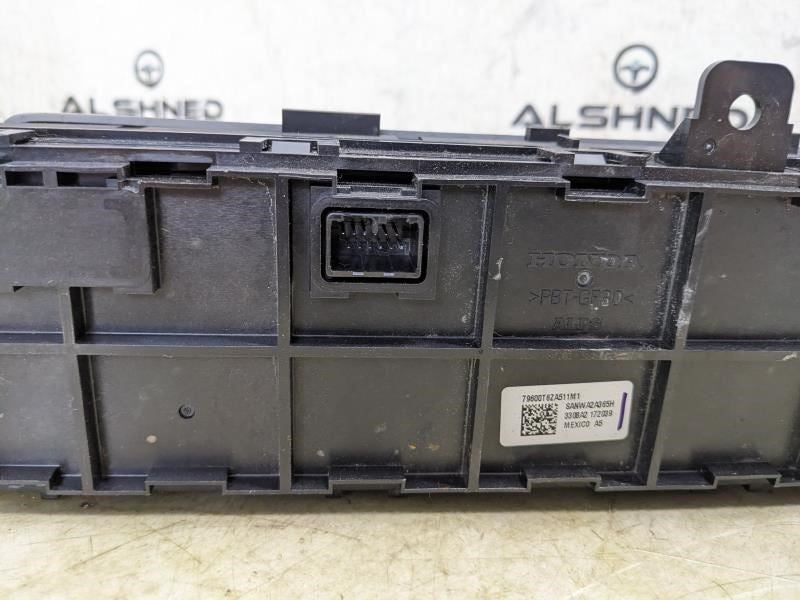 2017-19 Honda Ridgeline AC Heater Temperature Climate Control 79600T6ZA511M1 OEM - Alshned Auto Parts