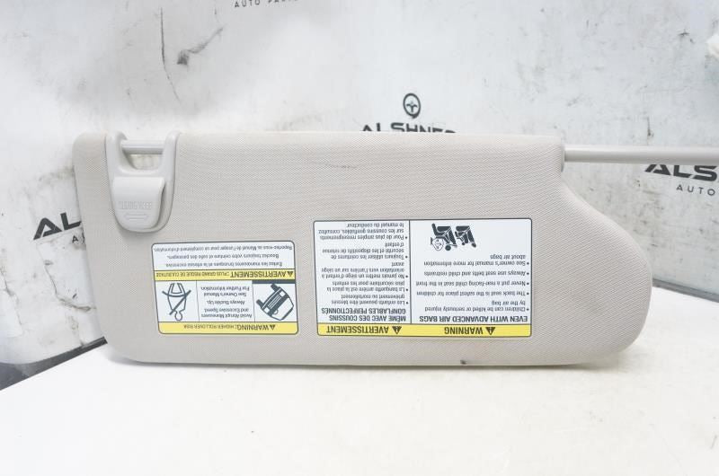 2015-2018 Nissan Murano Driver Left Sun Visor Cloth 96401-5AA0C OEM - Alshned Auto Parts