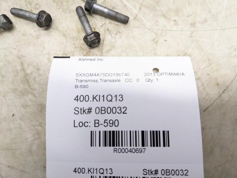 2013 Kia Optima Transmission Bolts Pack 1140306226K OEM - Alshned Auto Parts