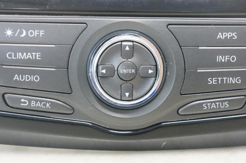 2013-2016 Nissan Pathfinder Audio Climate Info Control Panel 9PJ0A210260  OEM - Alshned Auto Parts