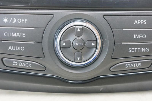 2013-2016 Nissan Pathfinder Audio Climate Info Control Panel 9PJ0A210260  OEM - Alshned Auto Parts