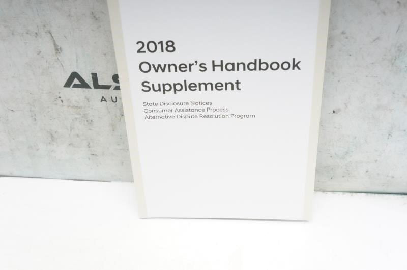 2018 Hyundai Elantra GT Owners Manual set R38156 OEM - Alshned Auto Parts