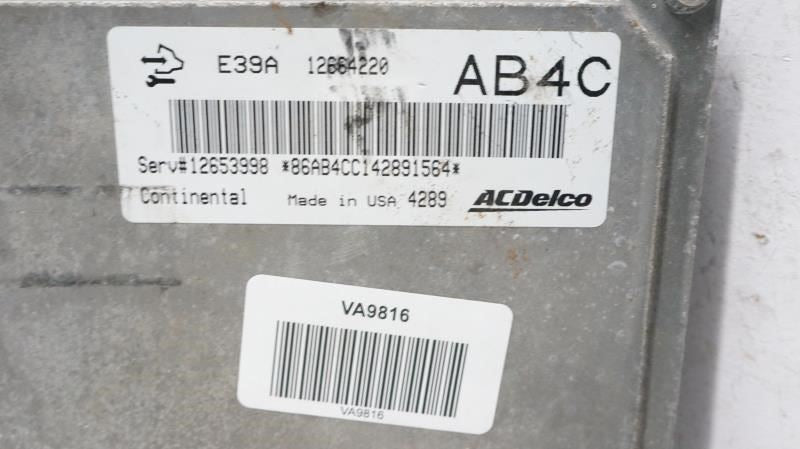 2015 Chevrolet Malibu Engine Computer Control Module ECU ECM 12664220 OEM - Alshned Auto Parts