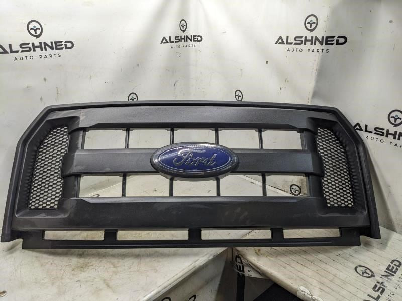 2015-2017 Ford F150 Front Bumper Carbon Black Grille w Emblem FL34-8200-AA OEM - Alshned Auto Parts