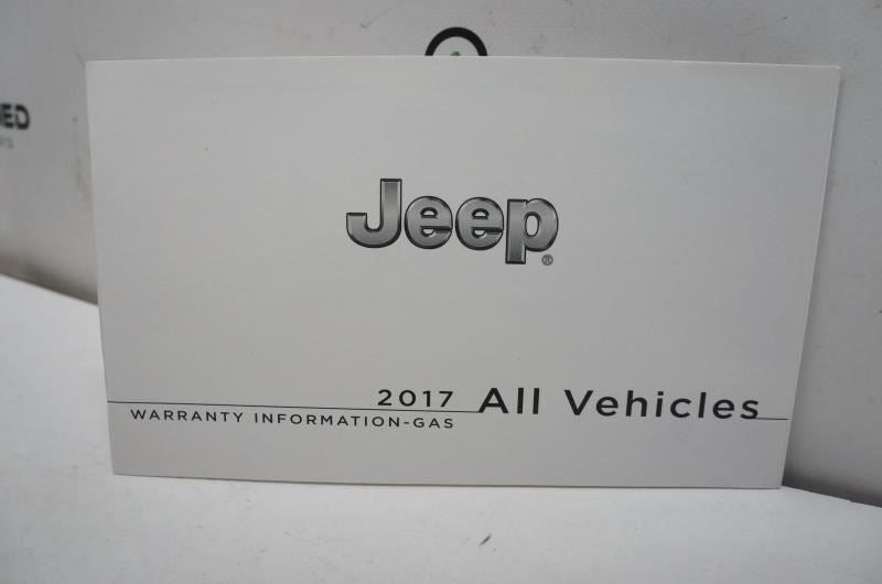 2017 Jeep Renegade Owner's Manual Supplement with Case - Alshned Auto Parts