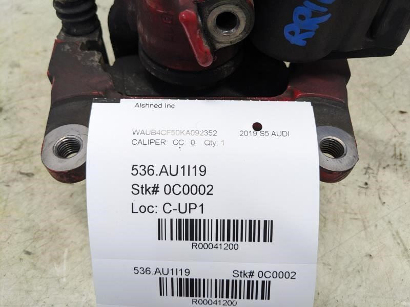 2019-2023 Audi S5 Rear Right Brake Caliper Red 8W0-615-404-H OEM - Alshned Auto Parts