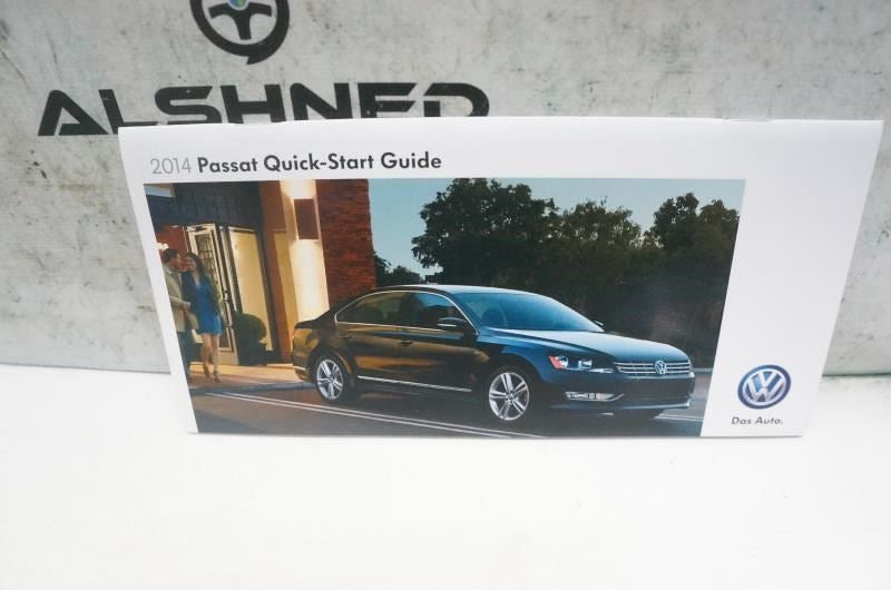 2014 Volkswagen Passat Quick Start Guide set with Case R38229 OEM - Alshned Auto Parts