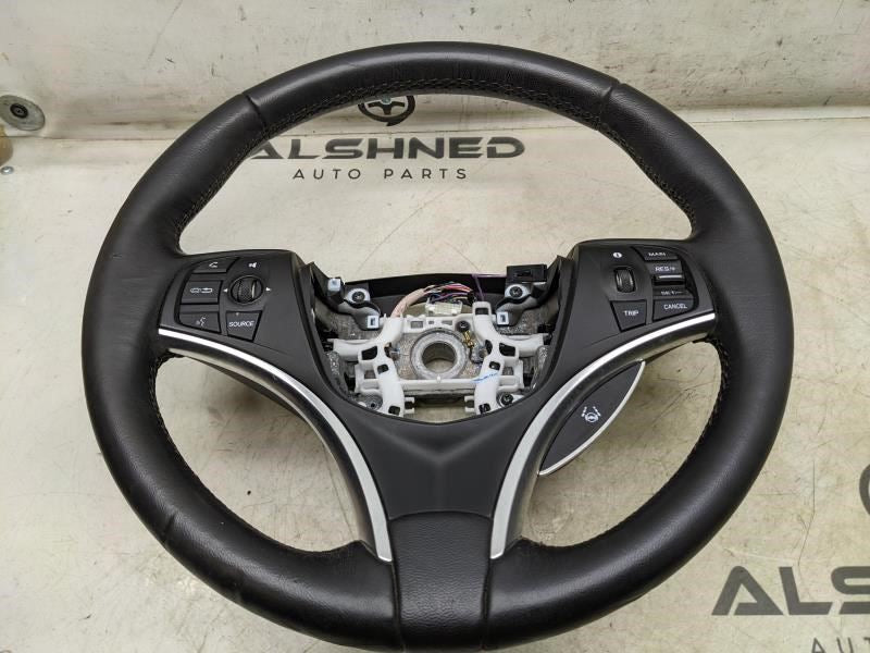 2014-2017 Acura MDX Steering Wheel Leather w Control Buttons 78501-TZ5-A62ZB OEM - Alshned Auto Parts