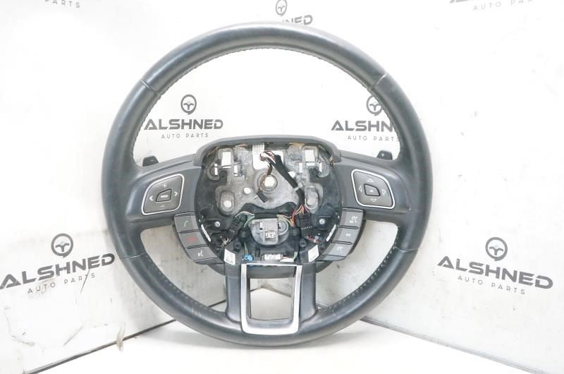 2017 Land Range Rover Evoque Steering Wheel Leather GJ32-3F563-KB OEM - Alshned Auto Parts