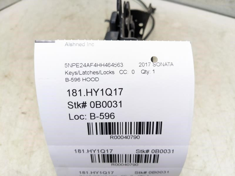 2015-2017 Hyundai Sonata Front Hood Lock Latch 81130-C1100 OEM - Alshned Auto Parts