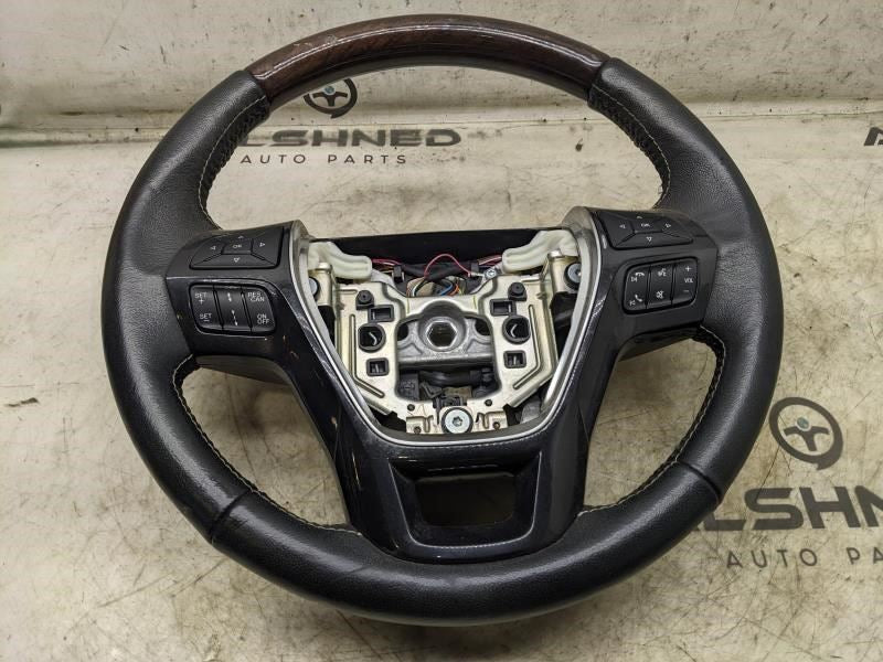 16-19 Ford Explorer Steering Wheel Leather w Control Buttons FB5Z-3600-GA OEM - Alshned Auto Parts