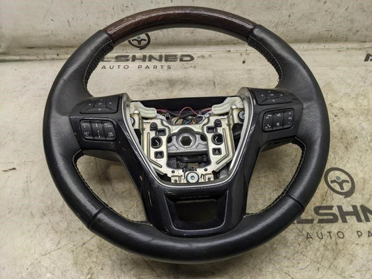 16-19 Ford Explorer Steering Wheel Leather w Control Buttons FB5Z-3600-GA OEM - Alshned Auto Parts