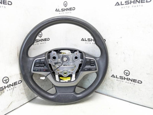 2017-2018 Hyundai Elantra Steering Wheel w/ Control Buttons 56100-F3140TRY OEM - Alshned Auto Parts