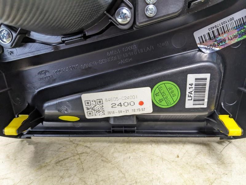 15-17 Hyundai Sonata Center Console Panel w/ Cup Holder USB 84605-C2400 *ReaD* - Alshned Auto Parts