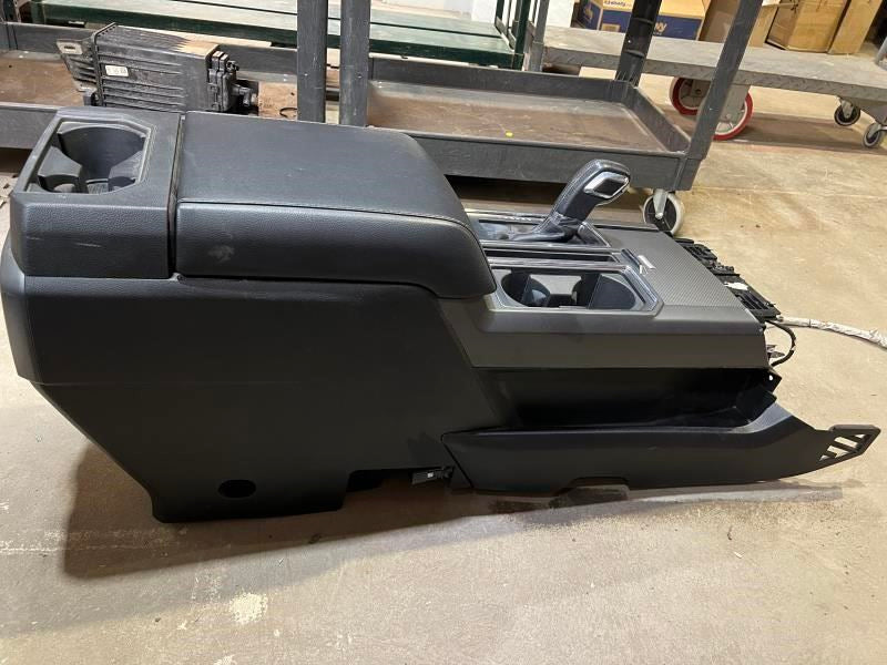 2015-2016 Ford F150 Full Floor Center Console Ebony GL3B-15045A06-BR OEM *ReaD* - Alshned Auto Parts