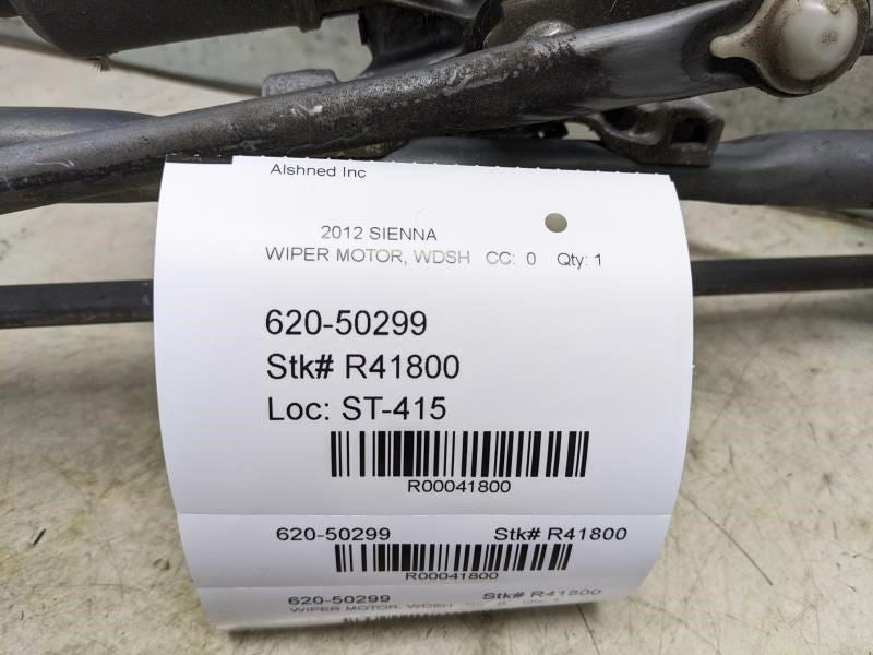 2011-15 Toyota Sienna Front Windshield Wiper Motor & Linkage 85110-08020 OEM - Alshned Auto Parts