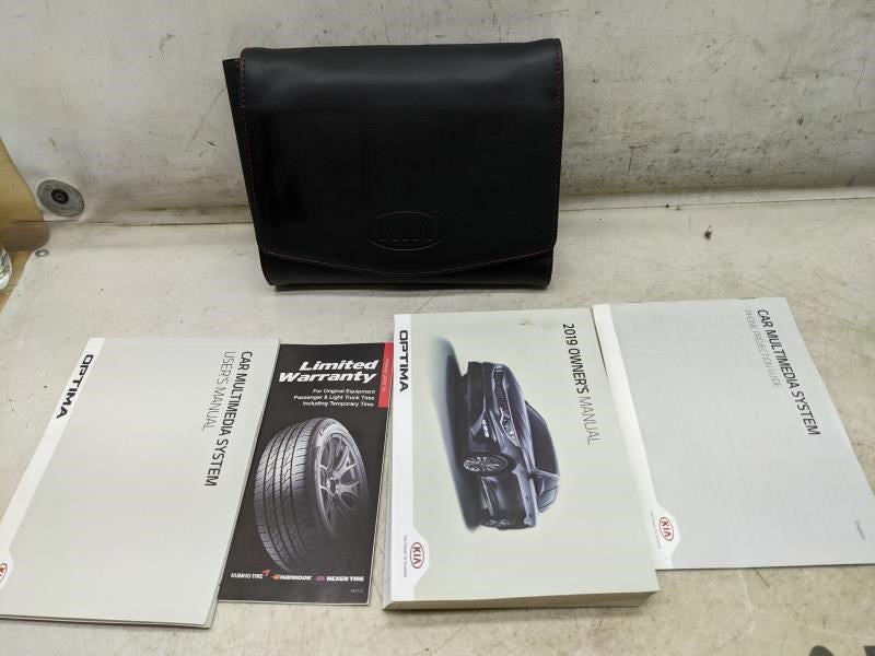 2019 Kia Optima Owners Manual set with Case KDG5-EU87B OEM - Alshned Auto Parts