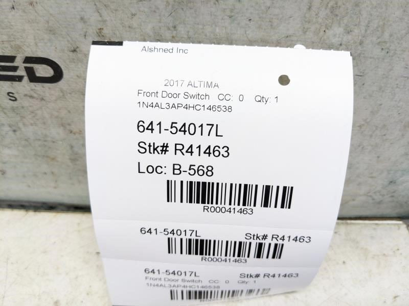 2013-18 Nissan Altima Front Left Door Master Power Window Switch 25401-3TA5A OEM - Alshned Auto Parts