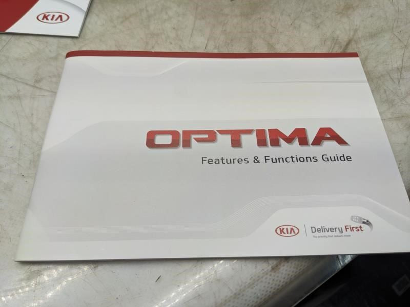 2016 Kia Optima Owners Manual Set with Case GDG5-EU5DB OEM