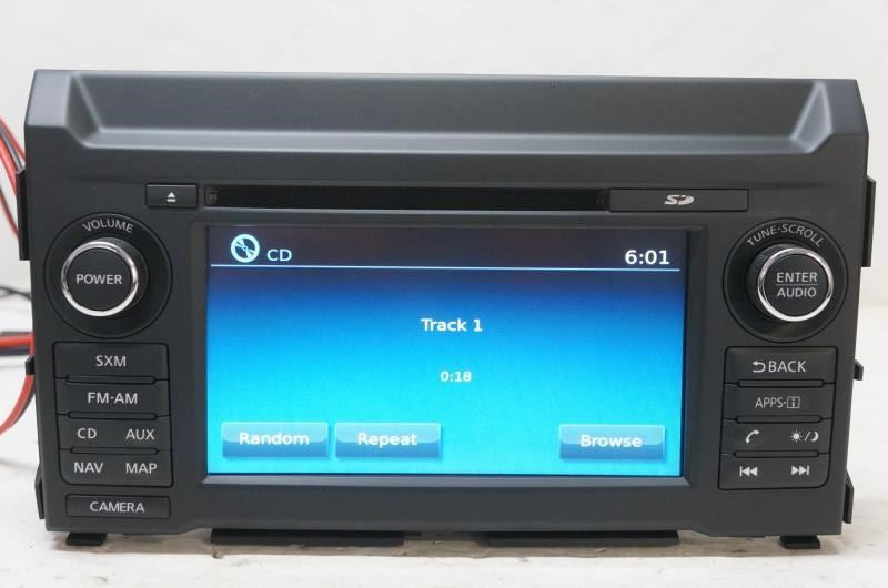 2017-2019 Nissan Titan Radio CD Navigation GPS Apps Phone Display OEM 25915EZ22F - Alshned Auto Parts