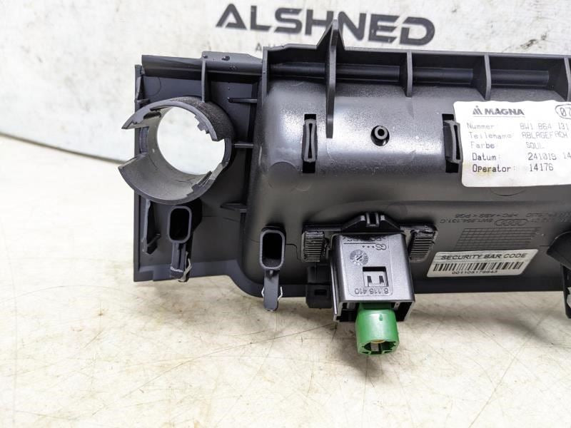 18-23 Audi S5 Center Console Lower Storage Tray w Power Outlet 8W1-864-131-C-6PS - Alshned Auto Parts