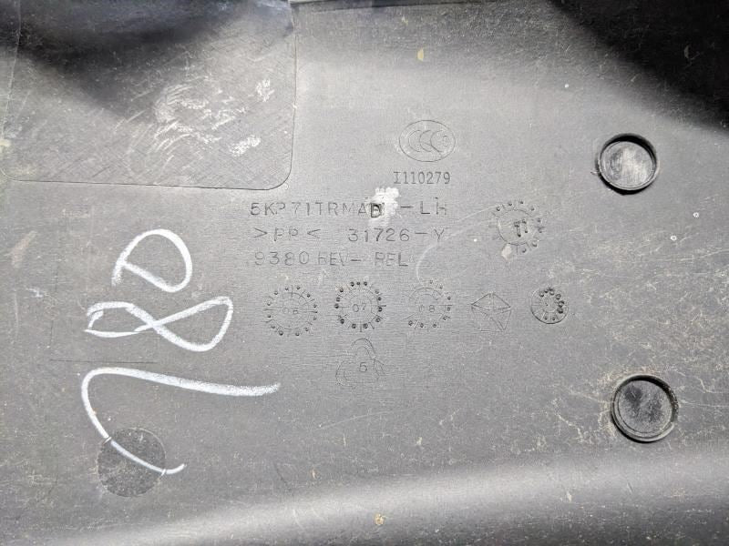 11-18 Jeep Wrangler 2 Door Left Driver Lower B-Pillar Trim Panel 5KP71DX9AD OEM - Alshned Auto Parts
