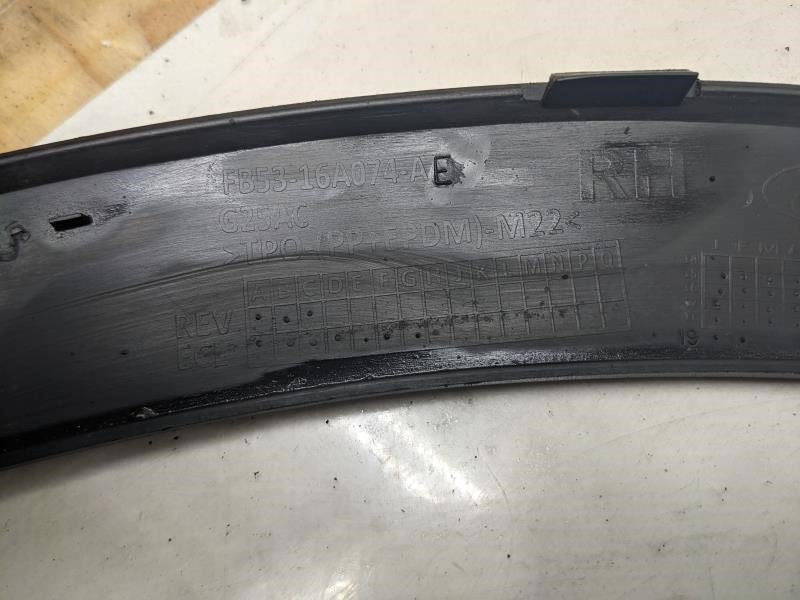 2016-19 Ford Explorer Police FR RH Fender Flare Wheel Molding FB53-16A074-AE OEM - Alshned Auto Parts