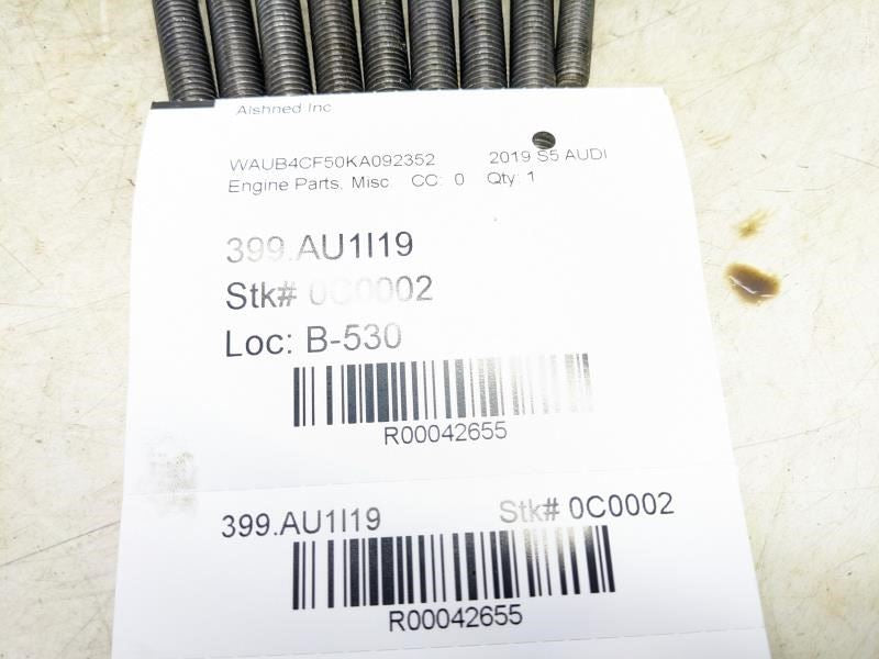 2018-2022 Audi S5 Sportback Engine Cylinder Head Bolts Set of 9 WHT-005-739 OEM - Alshned Auto Parts