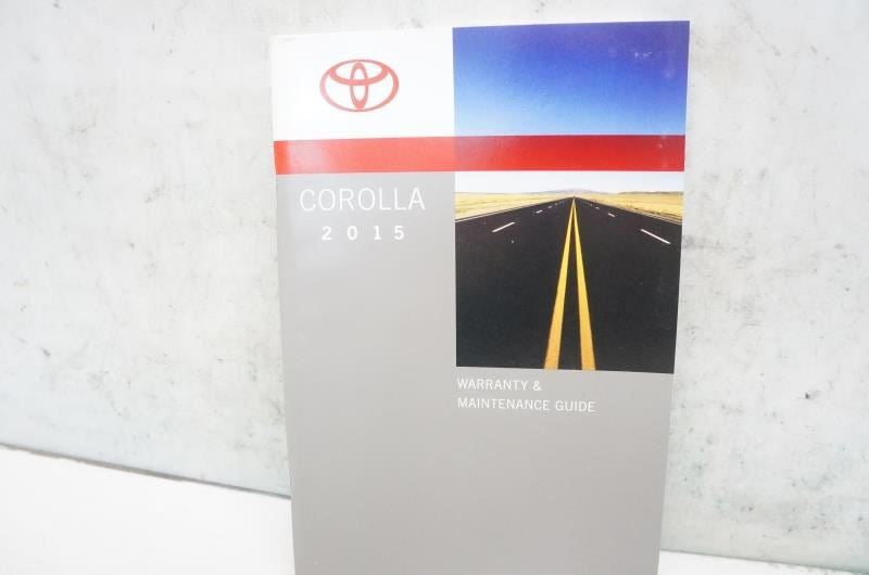 2015 Toyota Corolla Owners Manual set with Case 01999-12G79 OEM - Alshned Auto Parts