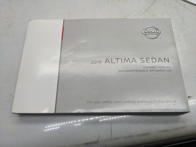 2019 Nissan Altima Sedan Owners Manual Set with Case SU19EA-1L34U0 - Alshned Auto Parts