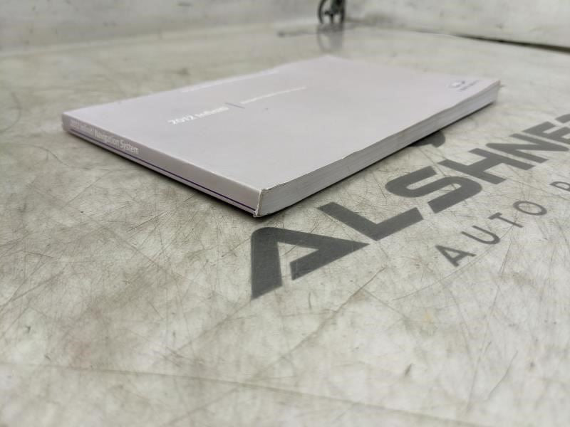 2012 Infiniti Navigation System Owners Manual 08TJ-N T00NA-1BU5D OEM - Alshned Auto Parts