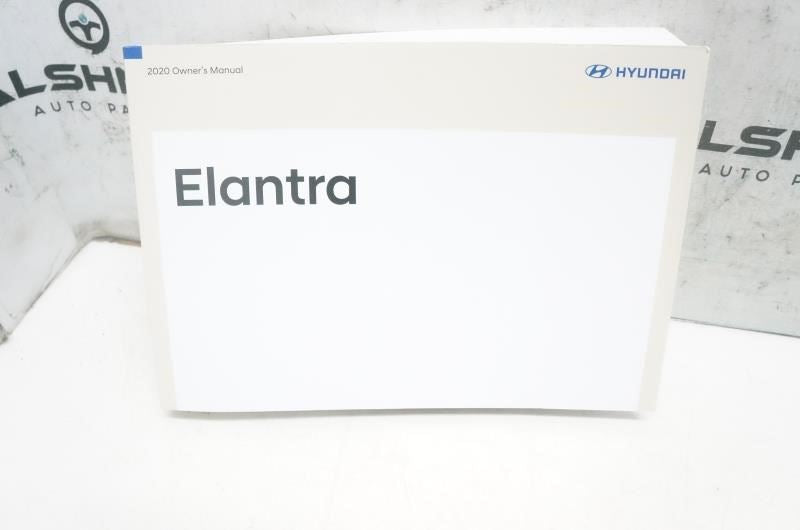 2020 Hyundai Elantra Owners Manual set with Case KF2O-EU9OD OEM - Alshned Auto Parts
