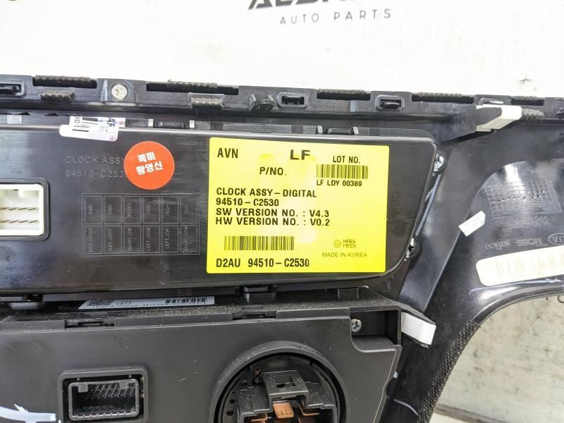 15-17 Hyundai Sonata Radio AC Heater Temp Climate Control w/ Bezel 97250-C2000 - Alshned Auto Parts