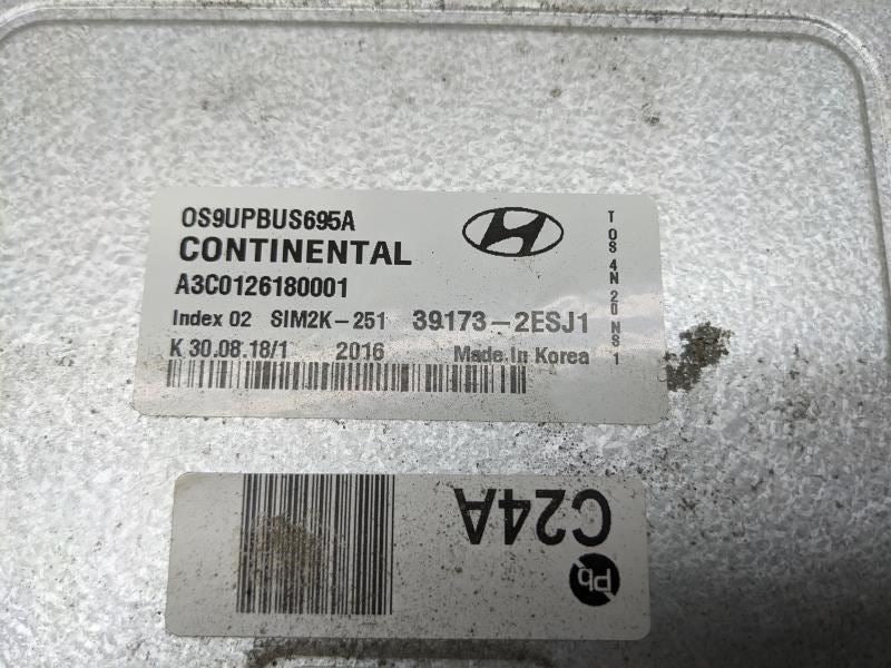 2019 Hyundai Kona Engine Control Module ECU ECM 39173-2ESJ1 OEM - Alshned Auto Parts